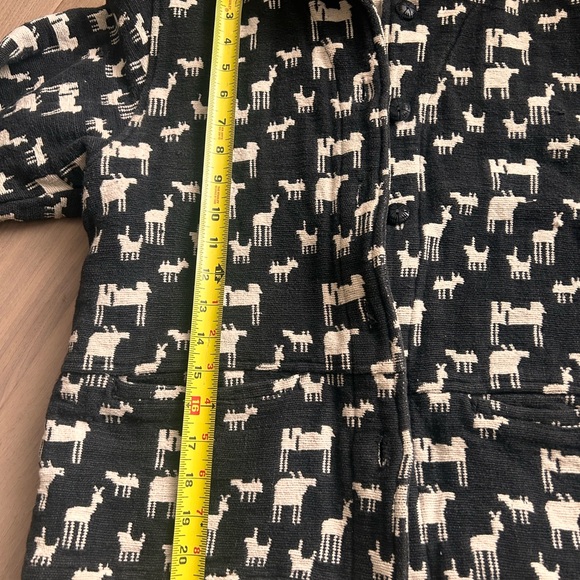 Vintage woven llama jacket Size Small - Picture 3 of 7